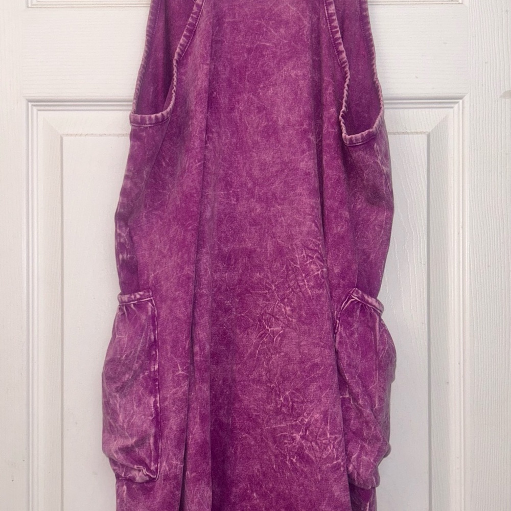 Berry/Purple Romper with Pockets - Women's - Picture 4 of 4